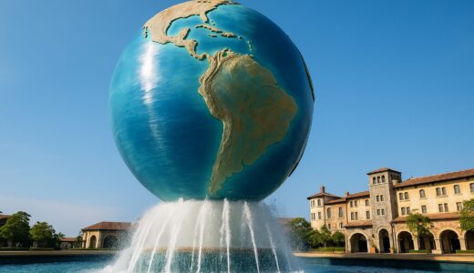ディズニーシーの入口にある、でっかい地球儀はなに？名前や意味は？
