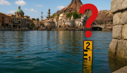 【東京ディズニーシー】メディテレーニアンハーバーの水深は何メートル？設計の秘密