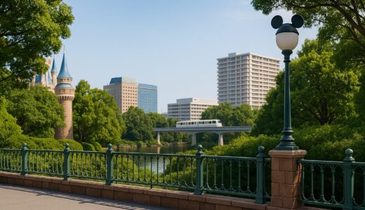 東京ディズニーランドで外の世界が見える場所はどこ？パーク設計の秘密