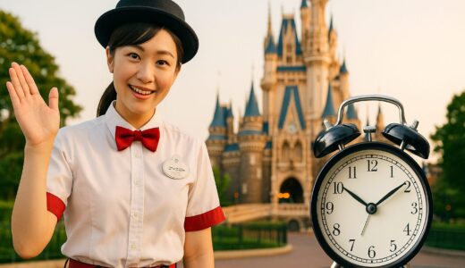 ディズニーキャストの勤務時間を知りたい！早番・中番・遅番の詳細