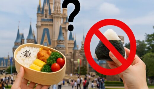 東京ディズニーリゾートにお弁当や手作りおにぎりは持ち込める？禁止理由と例外ケース