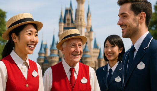 ディズニーキャストの年齢層と男女比は？