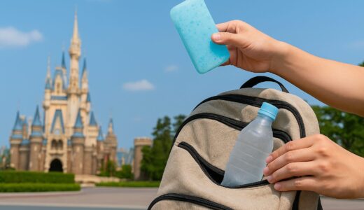 【東京ディズニーリゾート】保冷剤や冷凍ペットボトルは持ち込める？夏の暑さ対策